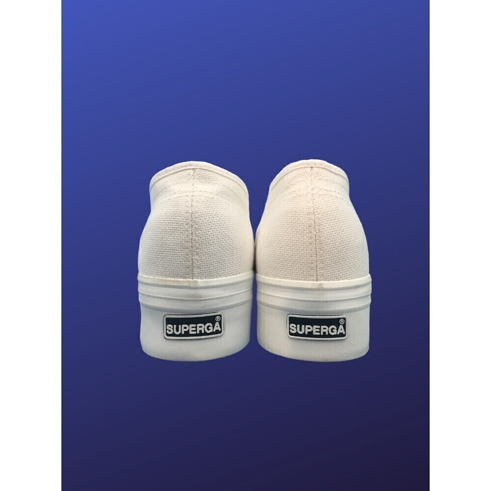 Superga 2790 Linea Low Top Platform Sneaker, WHITE, Women’s Size 9.5, NWB - Picture 8 of 14